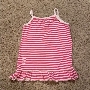 Adorable pink and white dress